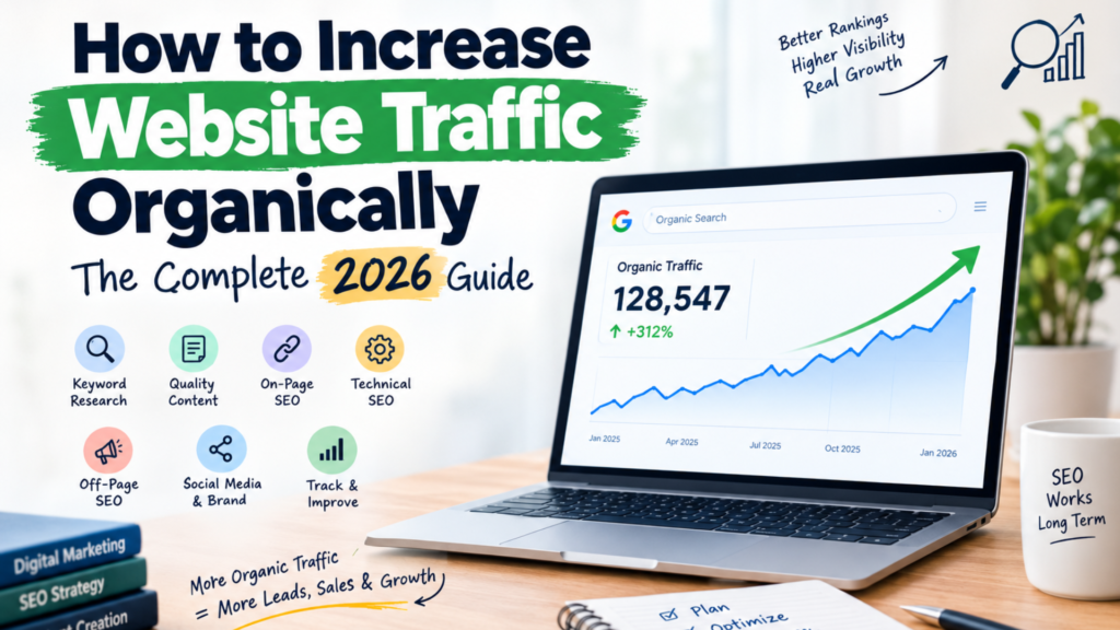 How to Increase Website Traffic Organically: The Complete 2026 Guide